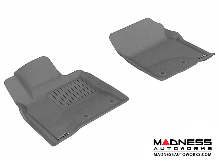 Toyota Land Cruiser Floor Mats (Set of 2) - Front - Gray by 3D MAXpider